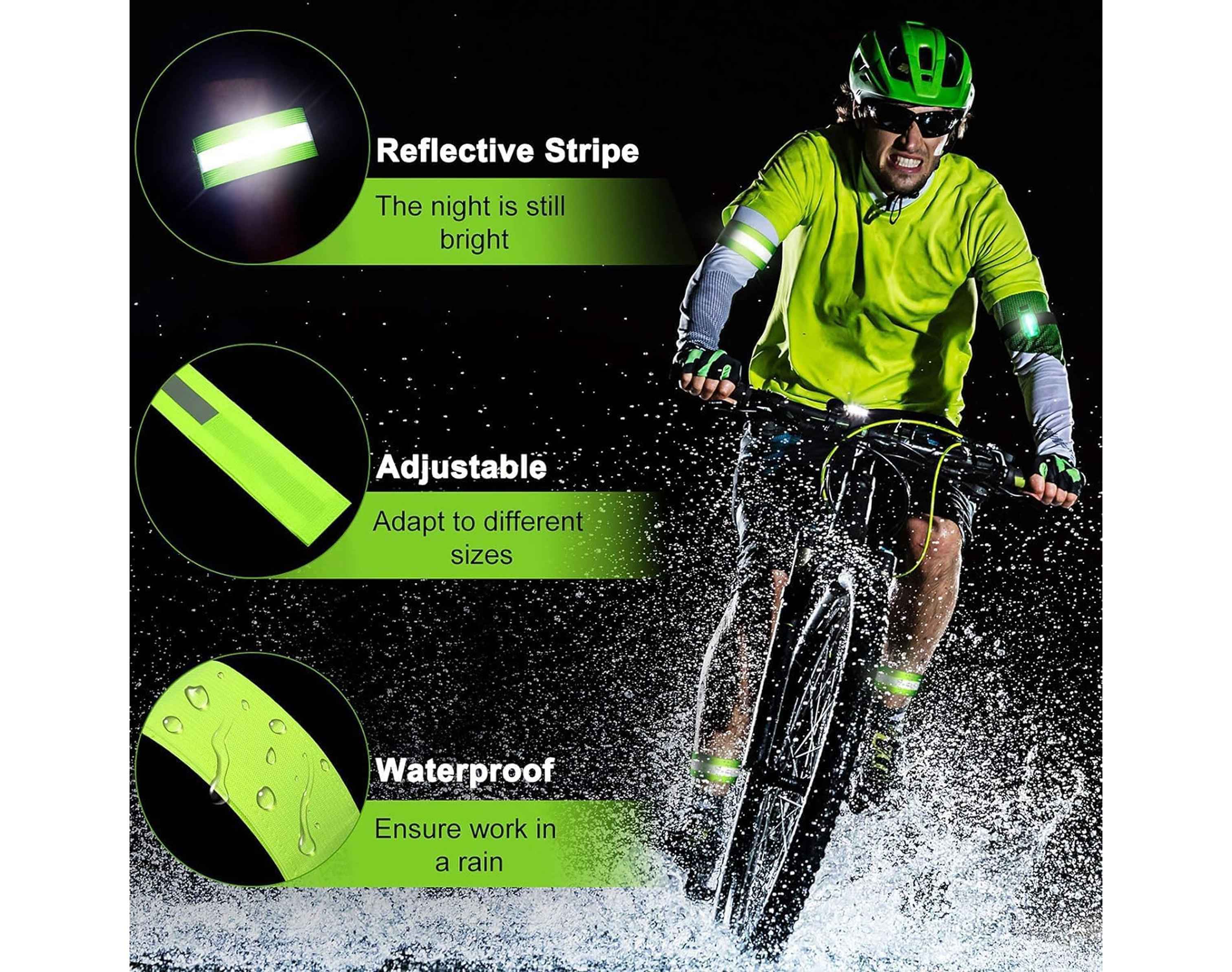 Geceleri Fark Edilmenizi Sağlayacak Reflektörlü Giysiler ve Bantlar