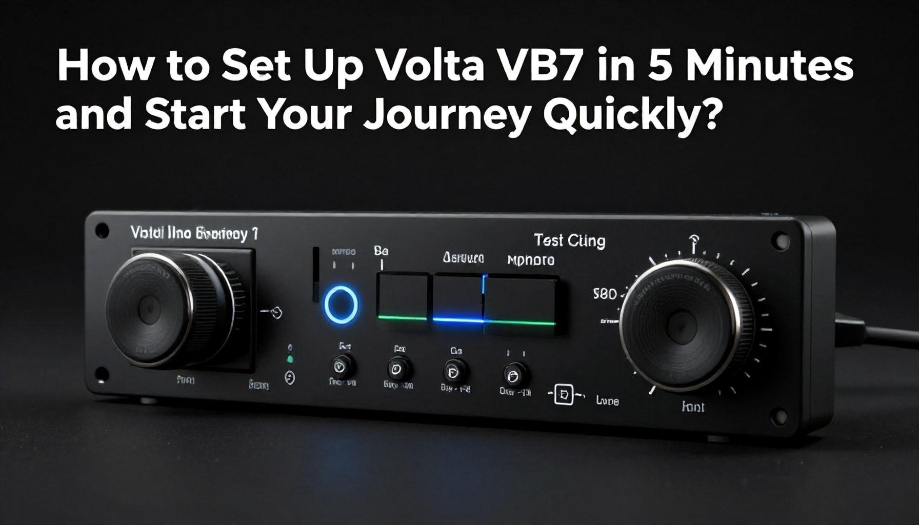 5 Dakikada Volta VB7’yi Nasıl Kurarsın ve Hızlı Bir Şekilde Yolculuğa Başlarsın?*