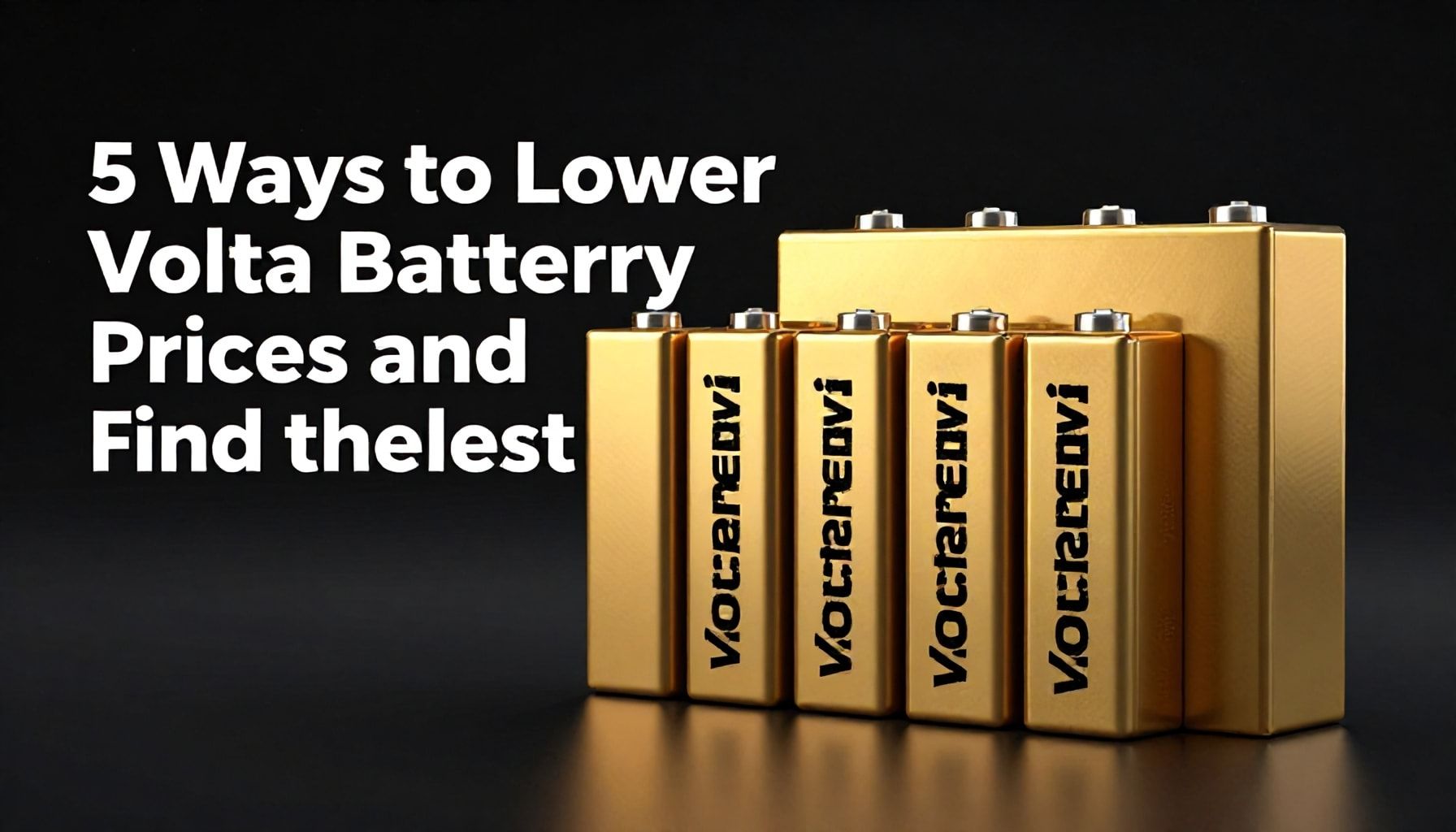 5 Yöntemle Volta Akü Fiyatlarını Düşürerek En İyi Fırsatı Bulun*