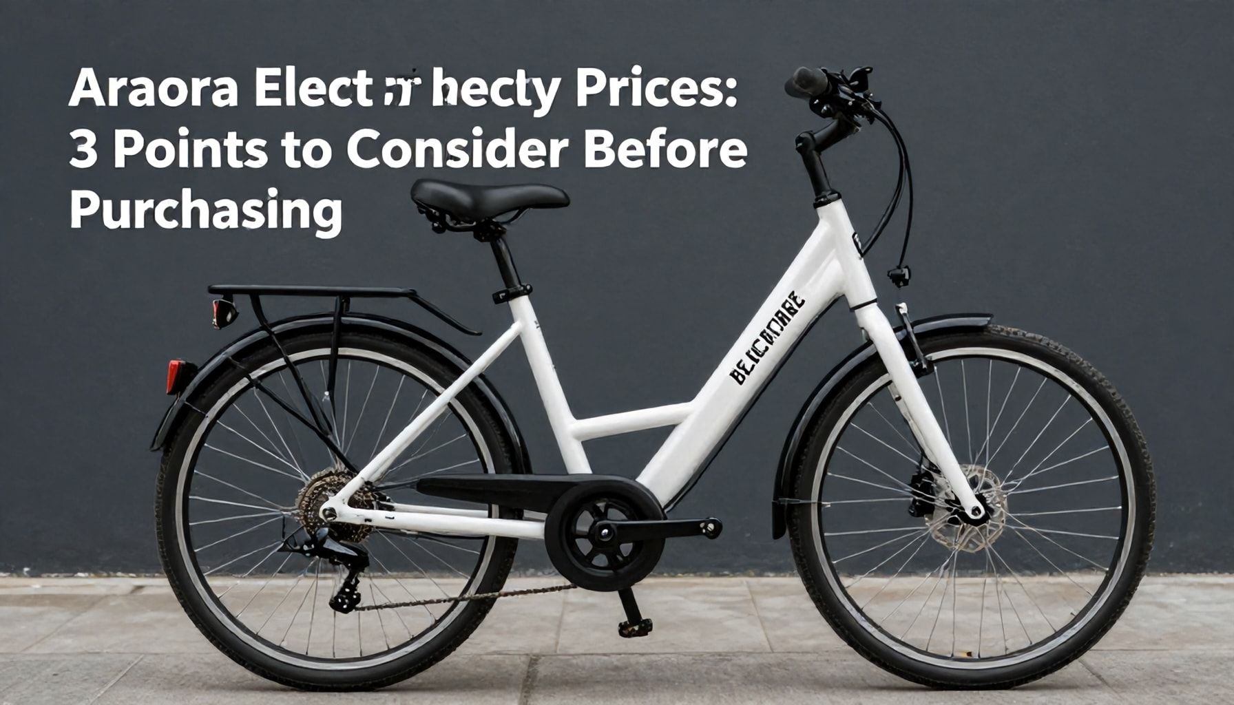Araora Elektrikli Bisiklet Fiyatları: Satın Alma Öncesi Dikkat Edilmesi Gereken 3 Nokta*
