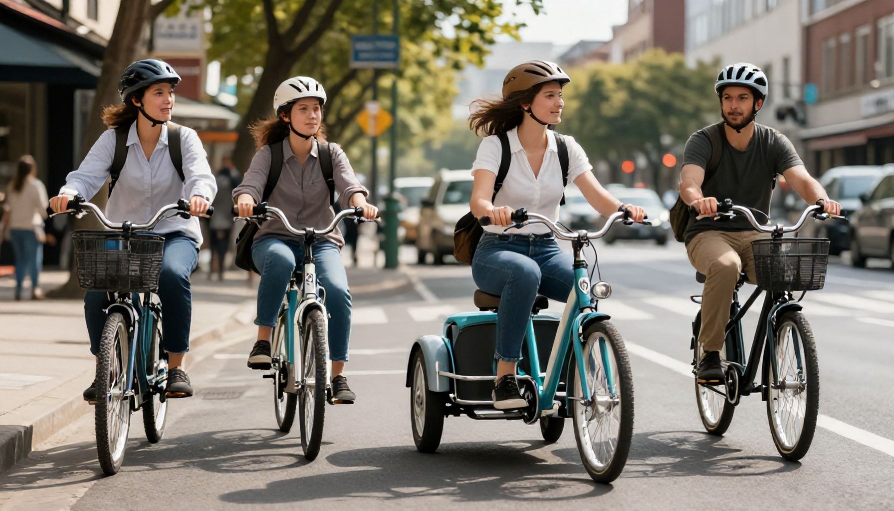 Ekolojik Şehir Gezintisi İçin Volta Üç Tekerlekli Bisikletin 5 Ana Avantajı*