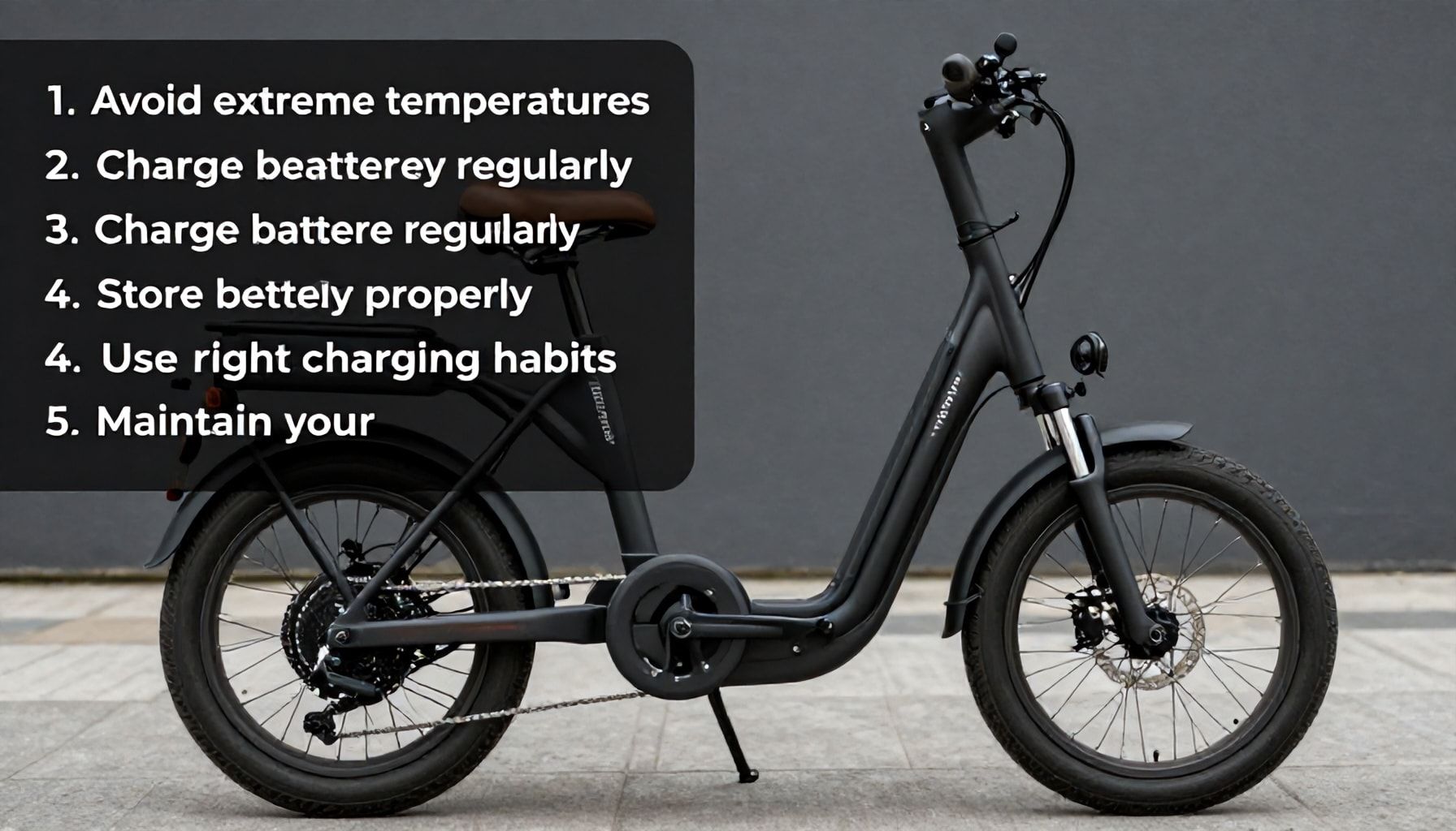 Elektrikli Bisikletlerin Batarya Ömrünü Maksimize Etmek İçin 5 Pratik Yöntem*