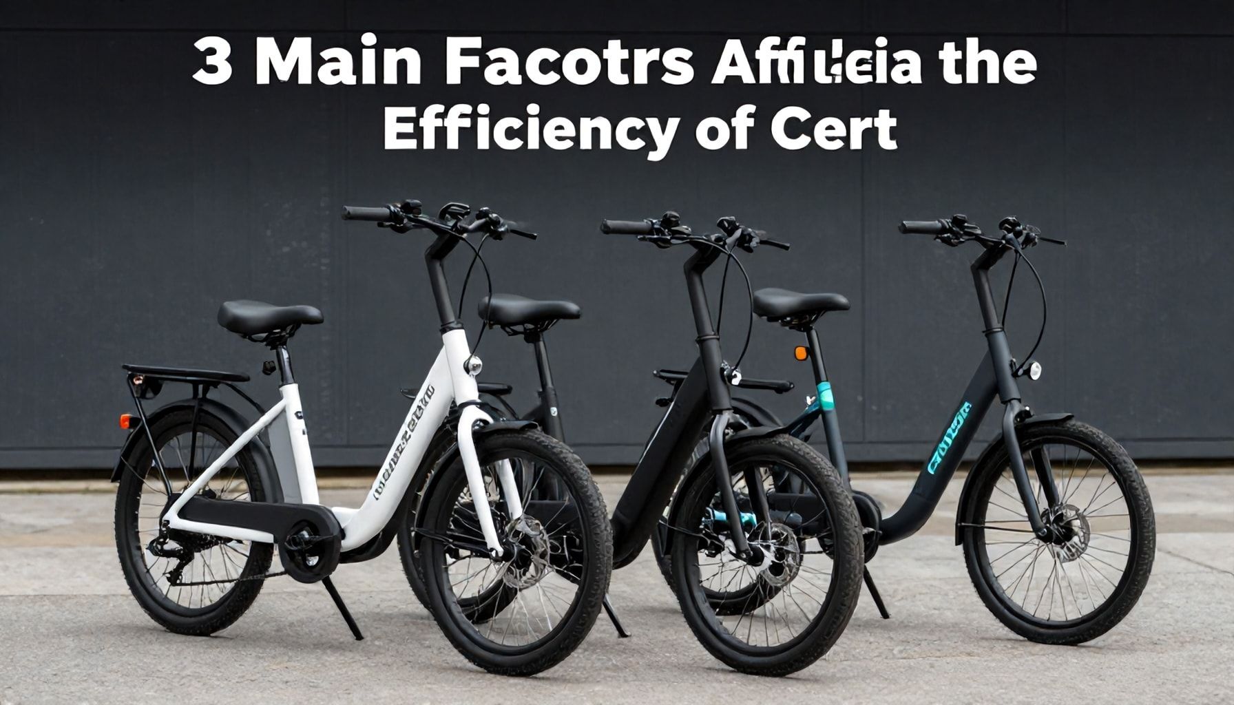 Elektrikli Bisikletlerin Verimliliğini Etkileyen 3 Ana Faktor*