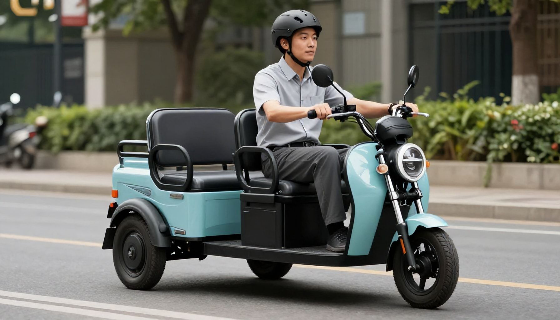 Elektrikli üç tekerli bisikletle daha uzun mesafeler nasıl rahatça geçilir?*