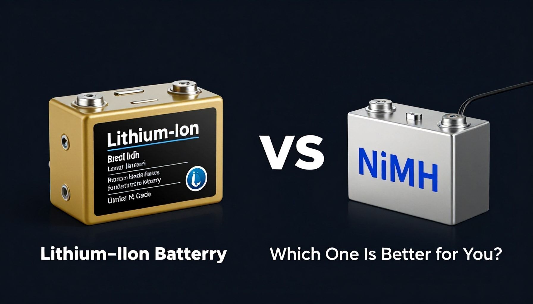 Litiyum-iyon Akü vs. NiMH: Hangisi Sizin İçin Daha Uygun?*
