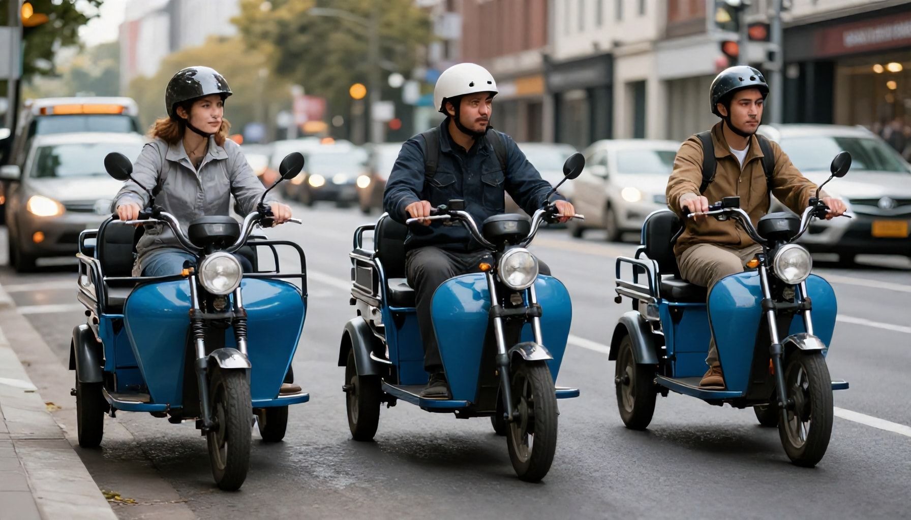 Şehir Trafiğında Dikkat Çeken 3 Avantajıyla Elektrikli Üç Tekerlekli Bisiklet*