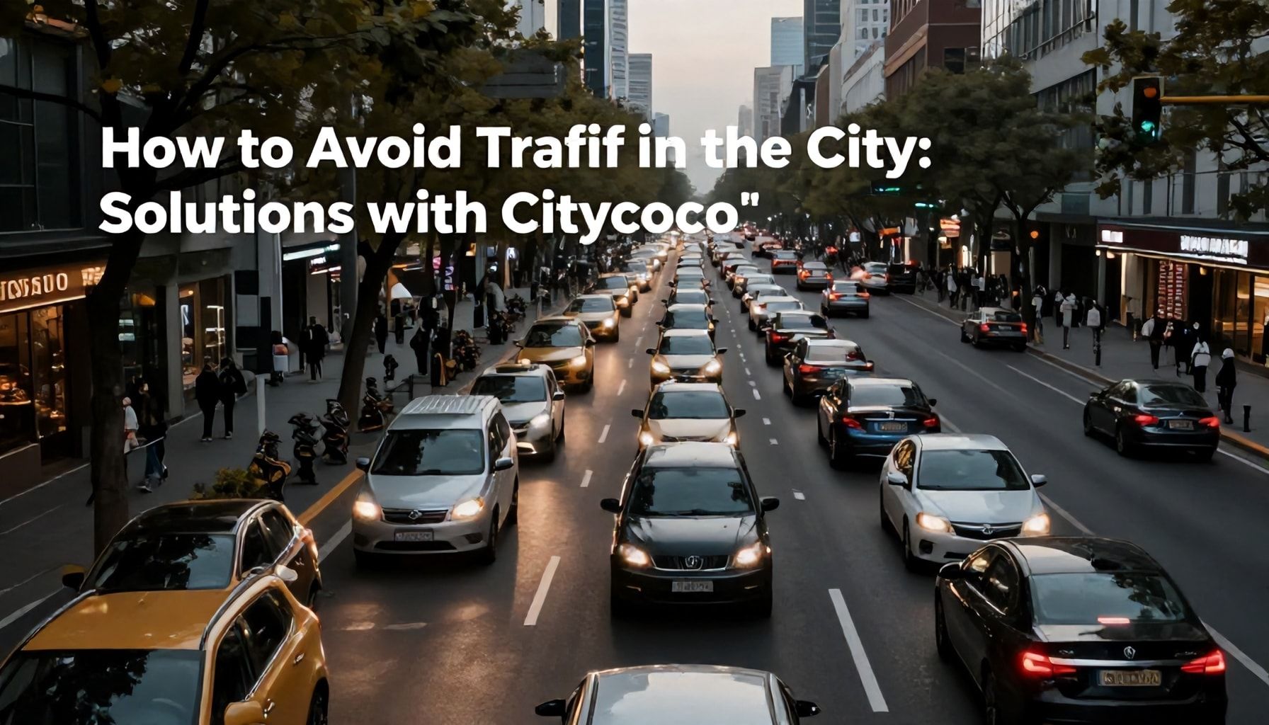 Şehirde Trafige Karşı Çözüm: Citycoco ile Nasıl Kaçınırsın?*