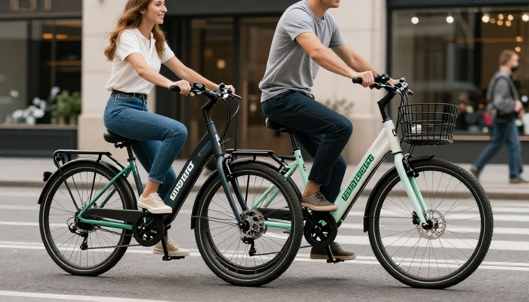 Şehri Temiz Tutmak İçin İki Kişilik Elektrikli Bisikletin Gücü*