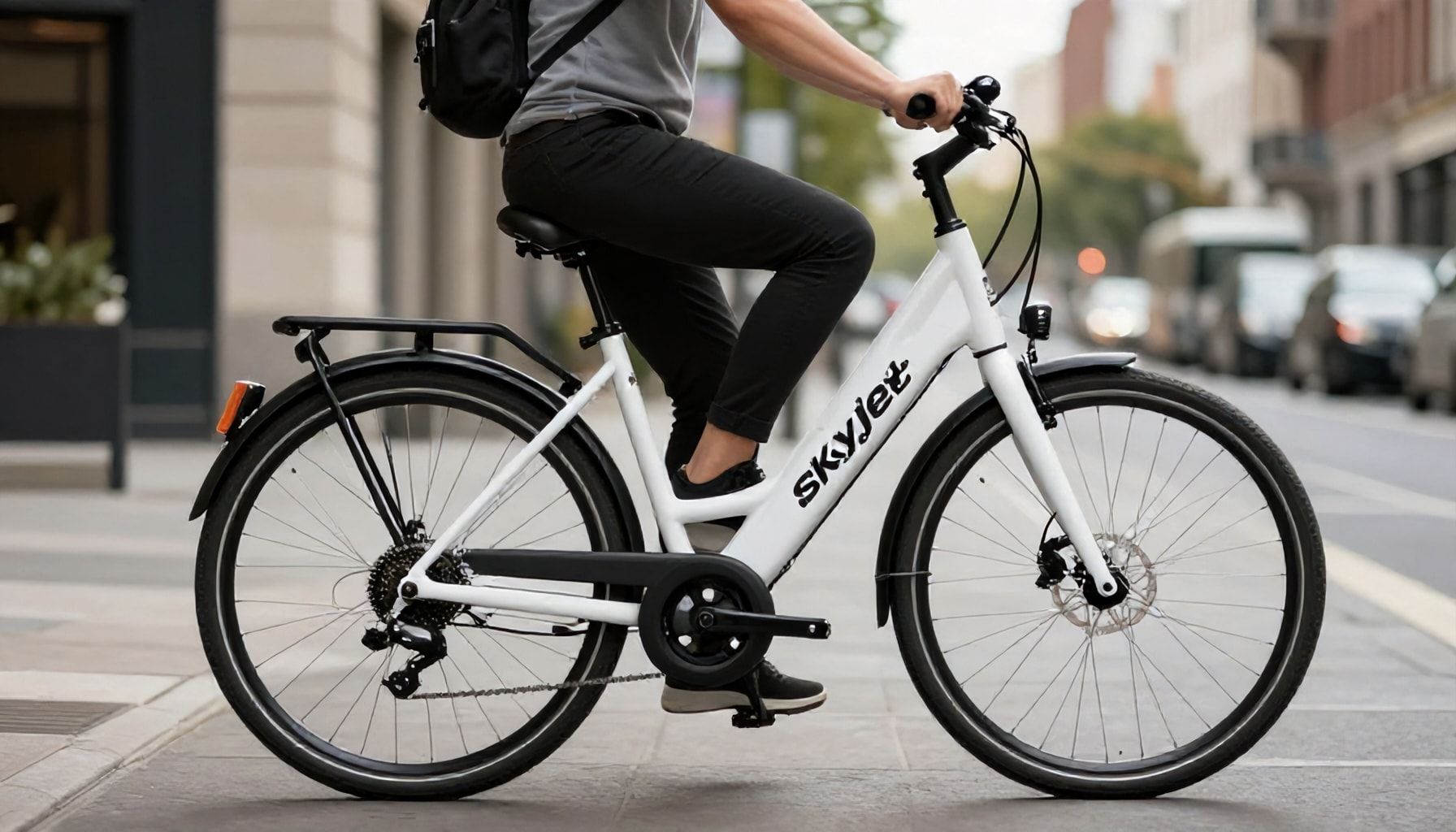 SkyJet Elektrikli Bisiklet: Temiz, Hızlı ve Güçlü Şehir Gezintisi için Gerçekler*