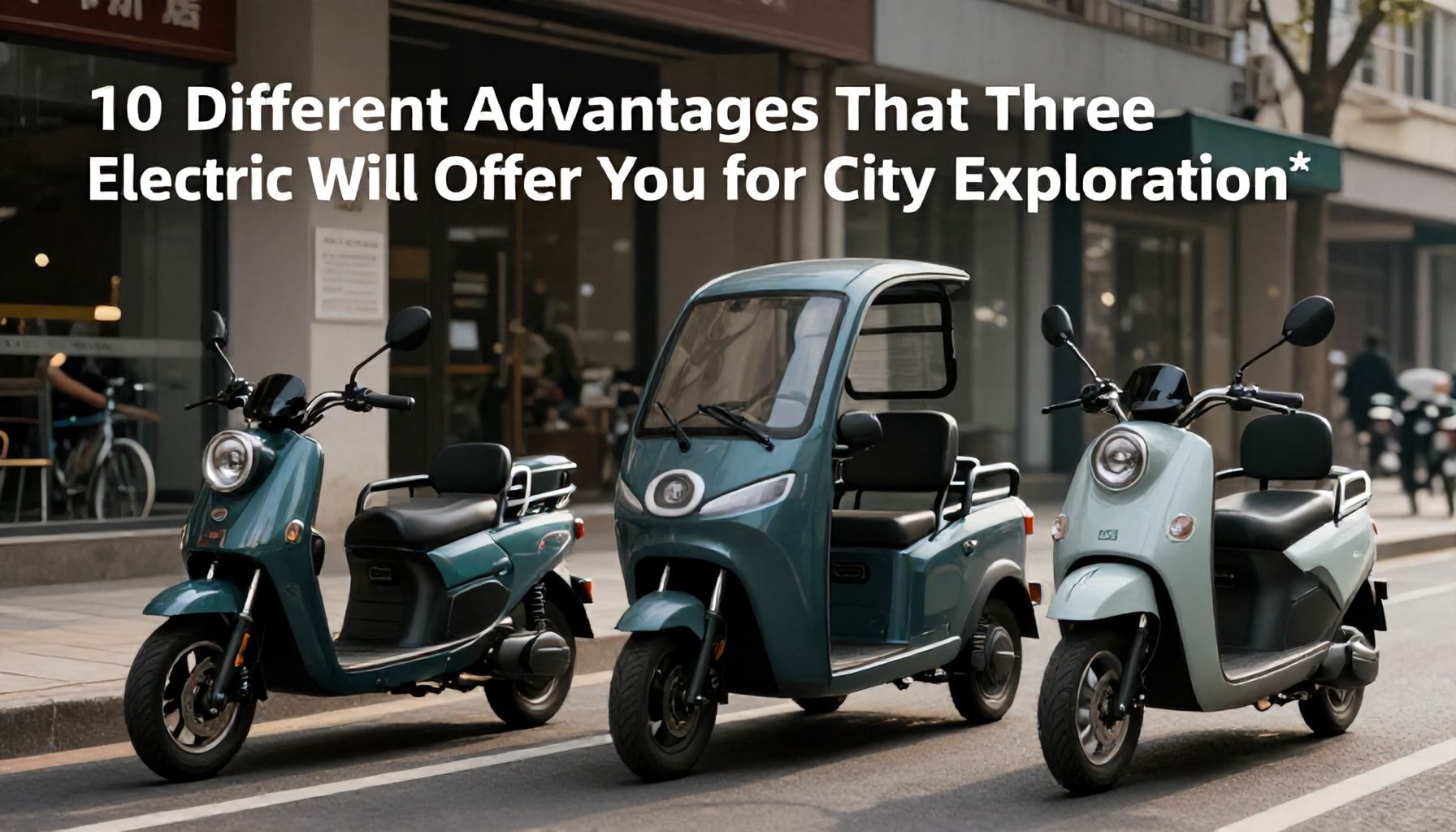 Üç Tekerlekli Elektrikli Bisikletlerin Şehir Gezintisi İçin Sizlere Sunacağı 10 Farklı Avantaj*