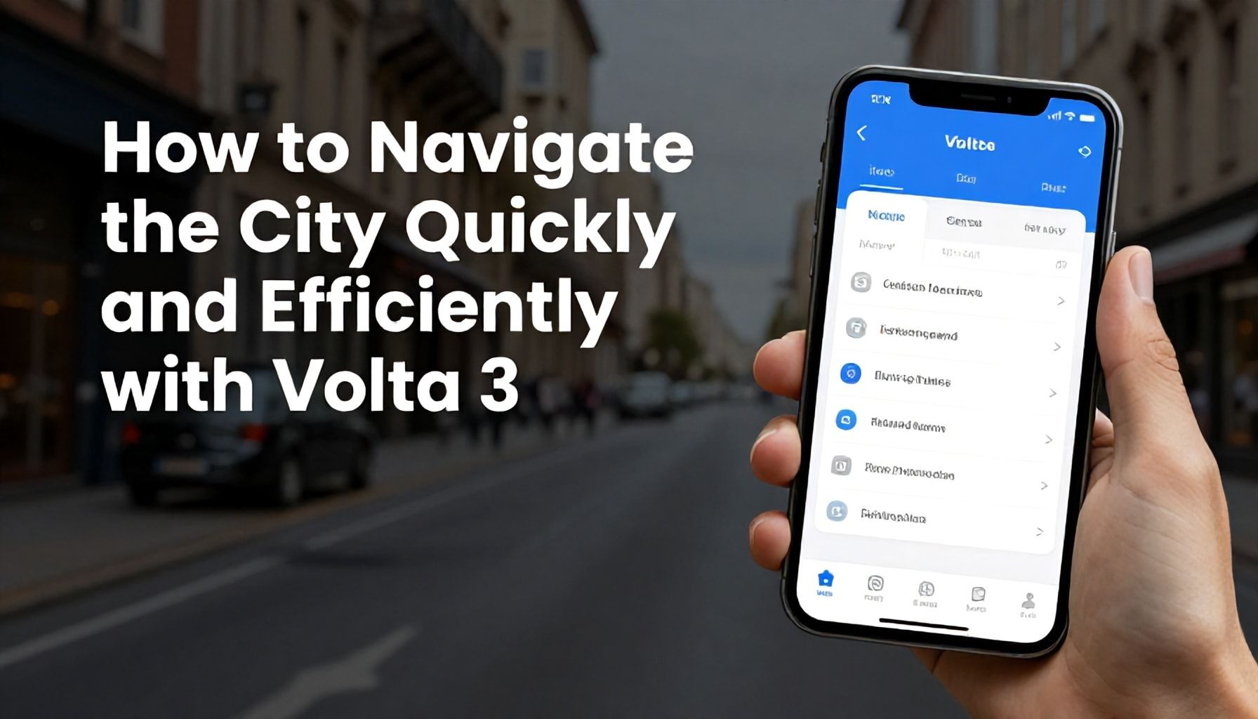 Volta 3 ile Şehri Nasıl Hızlı ve Verimli Gezersin?*