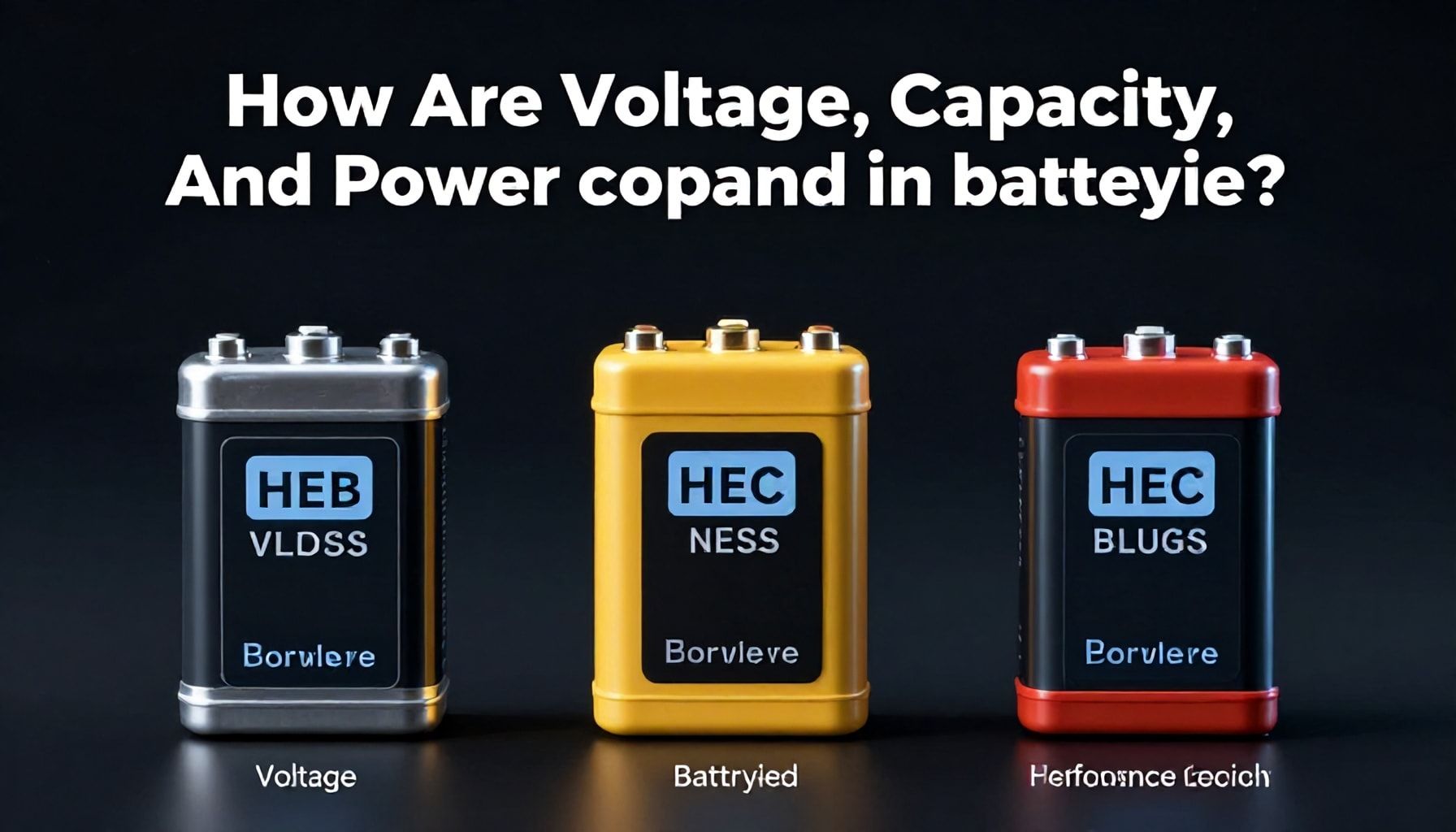 Volta Akülerin Kapasitesi ve Gücü Nasıl Karşılaştırılır?*