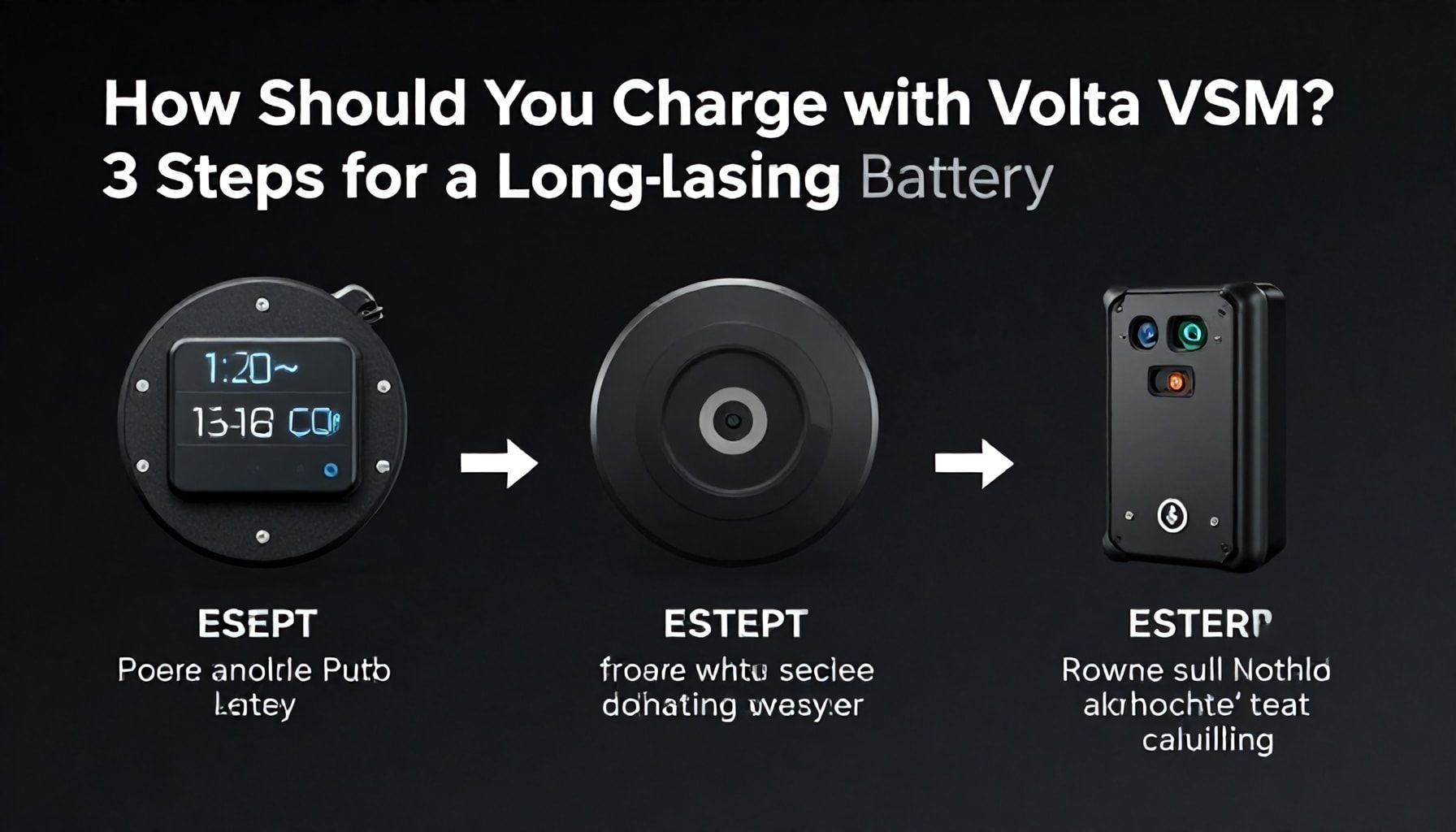 Volta VSM ile Nasıl Şarj Etmelisiniz? Uzun Ömürlü Pil İçin 3 Adım*