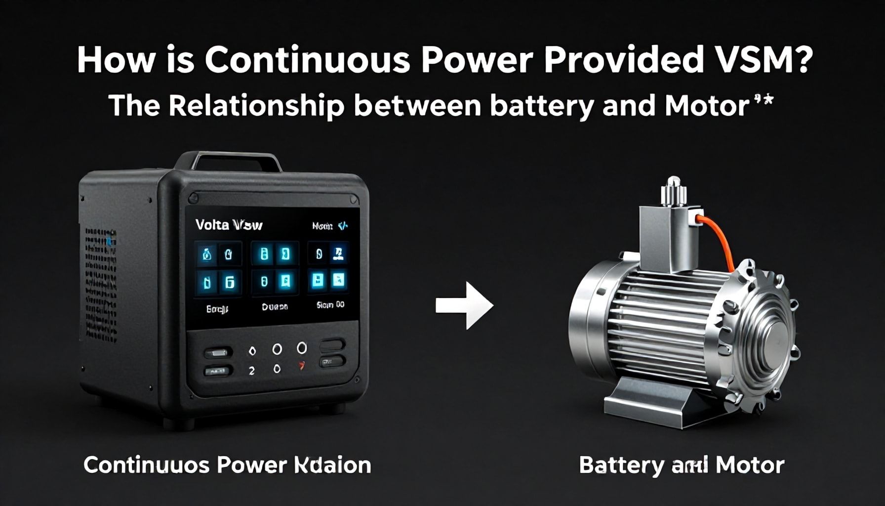 Volta VSM ile Sürekli Güç Nasıl Sağlanır? Batarya ve Motor İlişkisi*