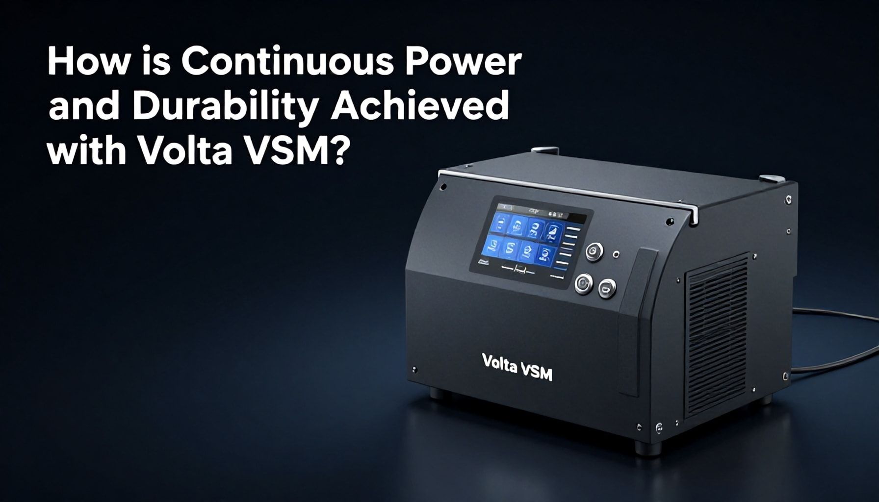 Volta VSM ile Sürekli Güç ve Dayanıklılık Nasıl Sağlanır?*